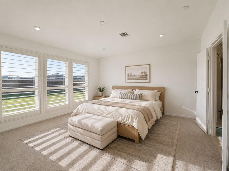 Virtually Staged - Primary Bedroom