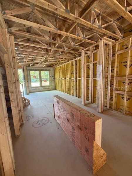 In-progress construction of a new home in Baldwin Crossing 16', Orlando, FL (Image 11).