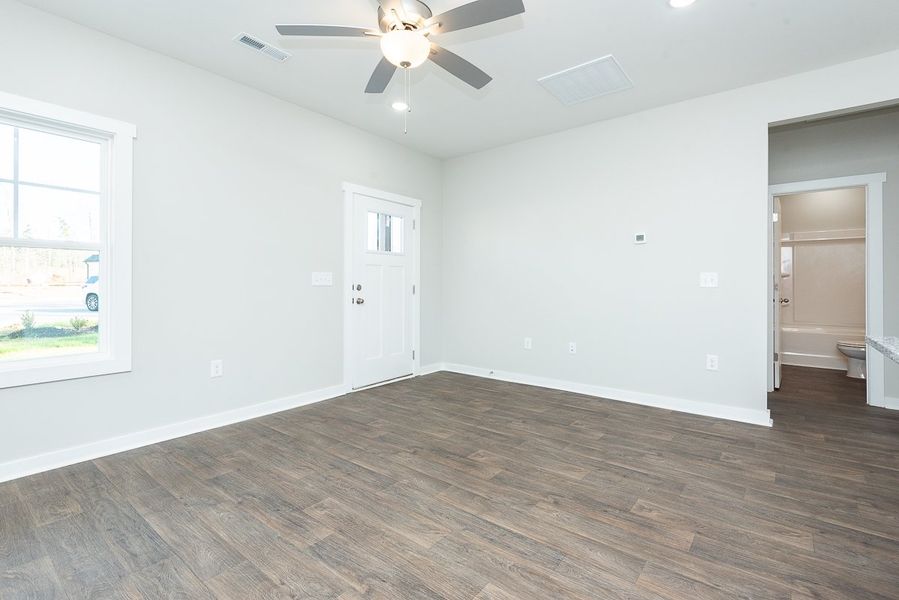 Representative unfurnished interior of a home built from the Lincoln by Foundation Home Builders LLC in Pinnix Loop, Burlington (Image 12).