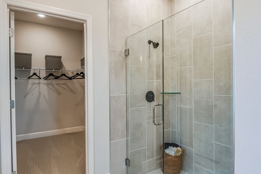 Primary Shower | Gasparilla | New Homes in Florida | Landsea Homes