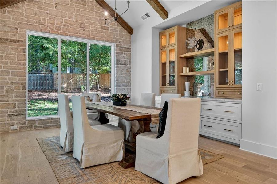 Furnished interior view inside a new home in , Alpharetta (Image 6).