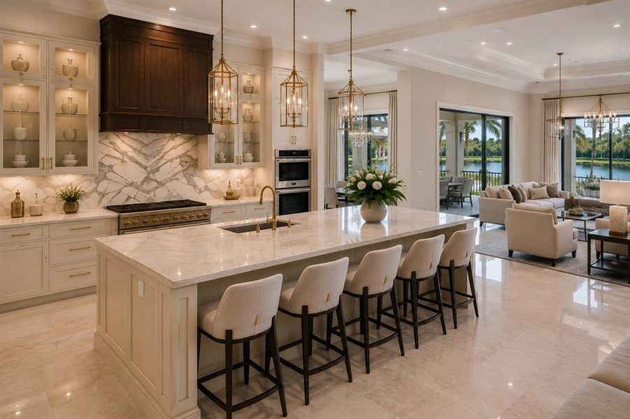 Furnished interior view inside a new home in , Odessa (Image 26).
