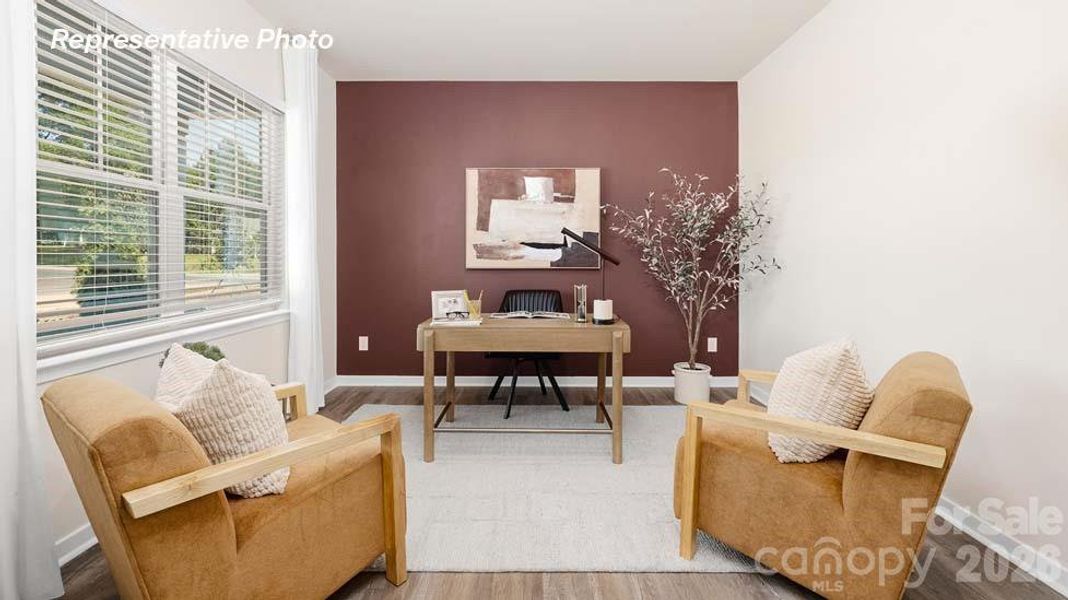 Furnished interior view inside a new home in Cramer Estates, Gastonia (Image 3). Furnished interior view inside a new home in Cramer Estates, Gastonia (Image 3).