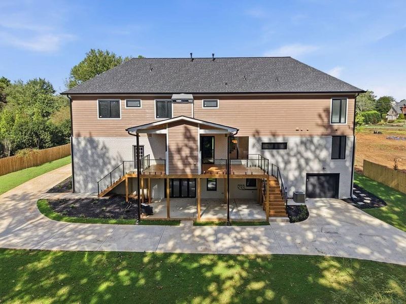 Exterior details and patio area of a home in , Marietta (Image 37).