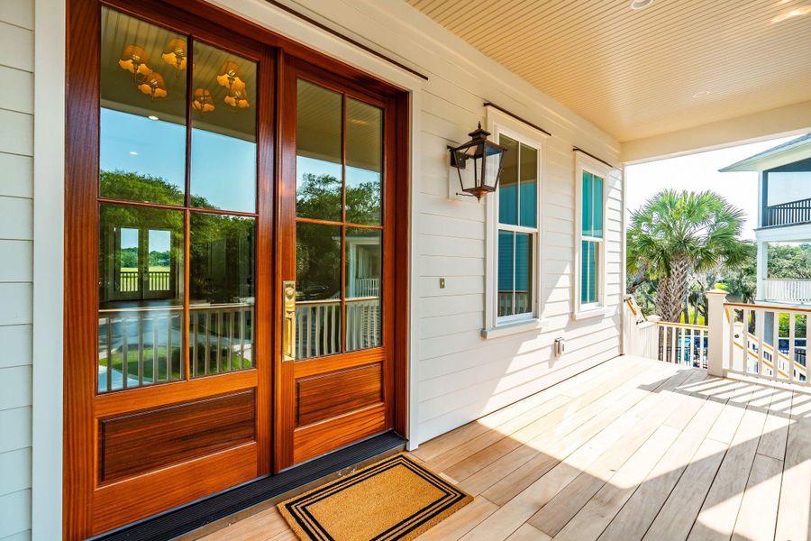 Exterior details and patio area of a home in , Mount Pleasant (Image 37).
