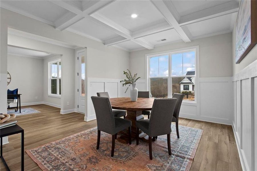 Furnished interior view inside a new home in , Dallas (Image 18).
