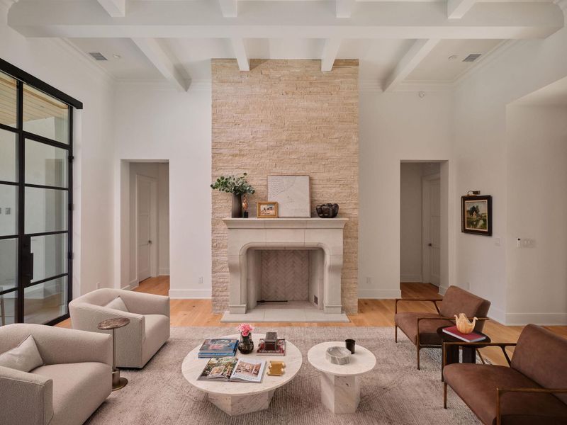 Furnished interior view inside a new home in , Austin (Image 10).