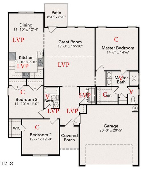 Floor Plan - Lot 17 DL