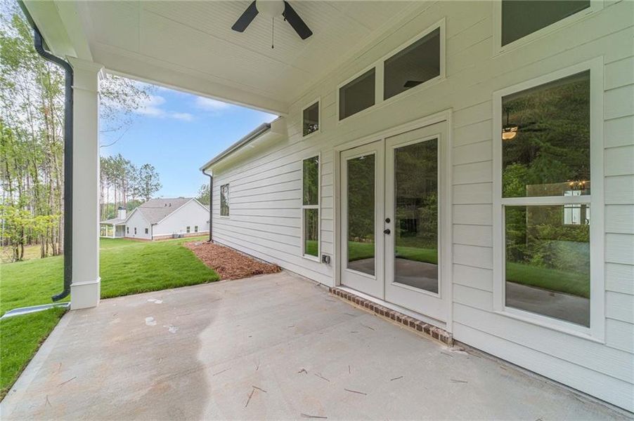 Exterior details and patio area of a home in , Covington (Image 23).