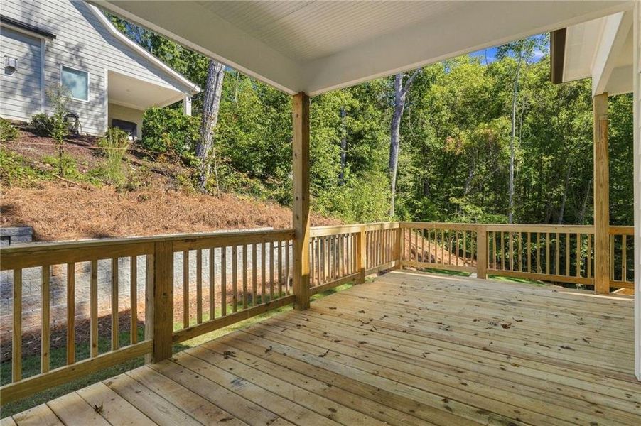 Exterior details and patio area of a home in , Flowery Branch (Image 30).