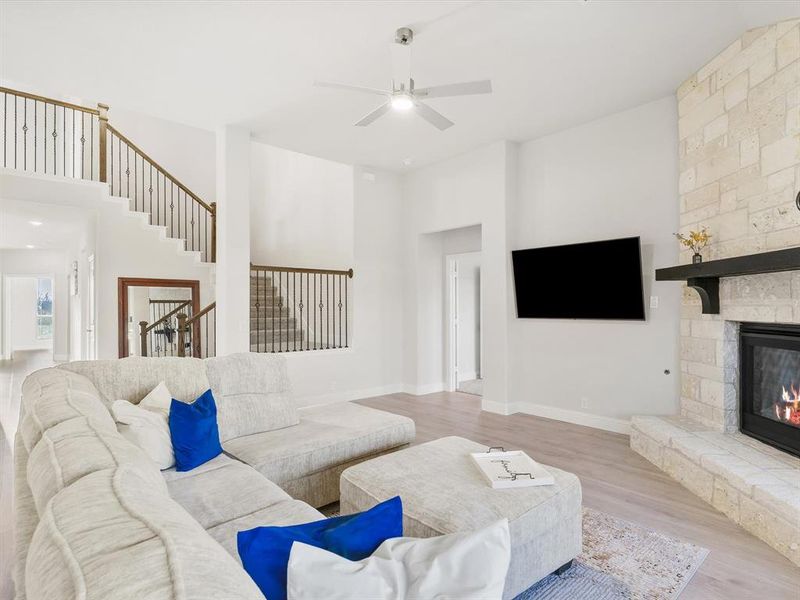 Furnished interior view inside a new home in Star Ranch, Godley (Image 12).