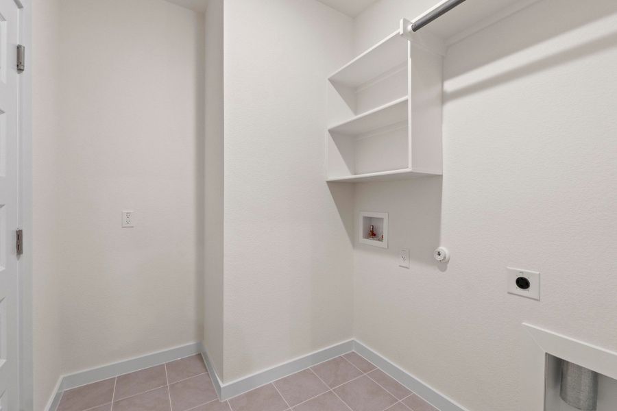 Utility Room in the Pearl home plan by Trophy Signature Homes – REPRESENTATIVE PHOTO Utility Room in the Pearl home plan by Trophy Signature Homes – REPRESENTATIVE PHOTO