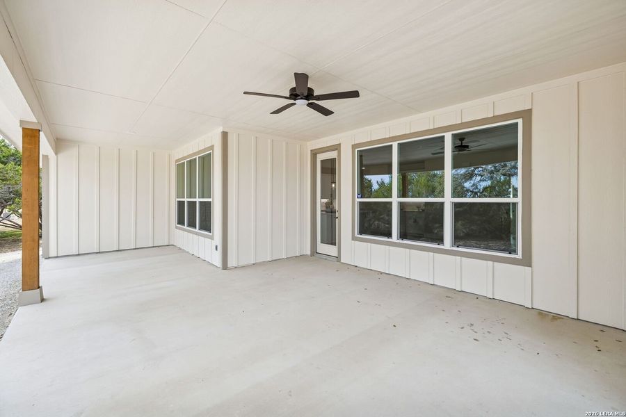 Exterior details and patio area of a home in , Fischer (Image 4).