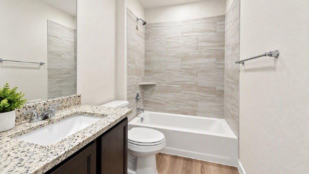 Furnished interior view inside a new home in Royal Oak South, Corpus Christi (Image 6).