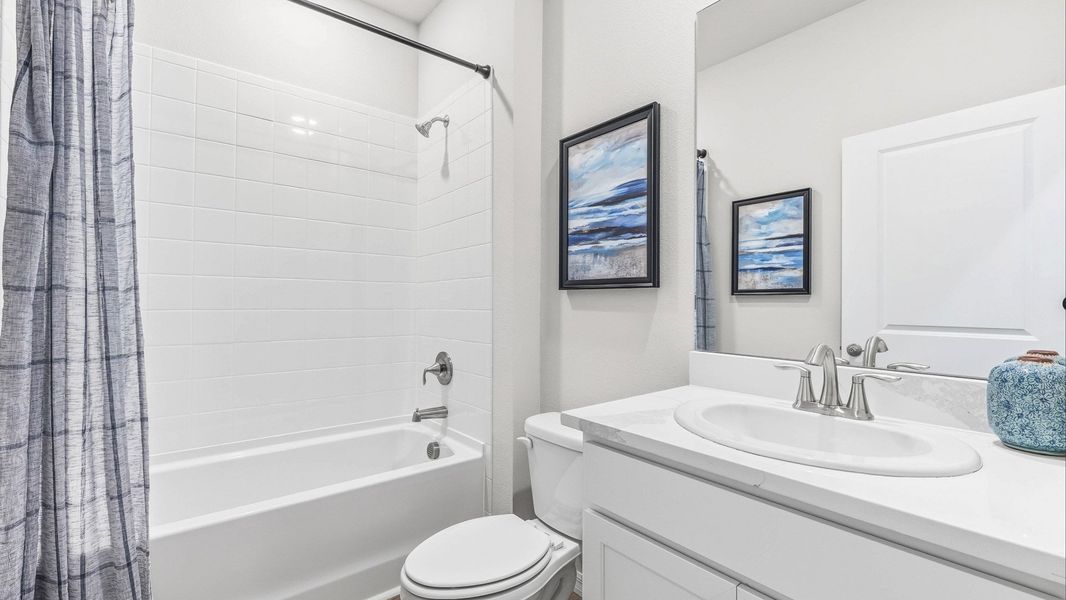 Representative furnished interior of a home built from the Delray by D.R. Horton in Legacy Preserve, Parrish (Image 17).