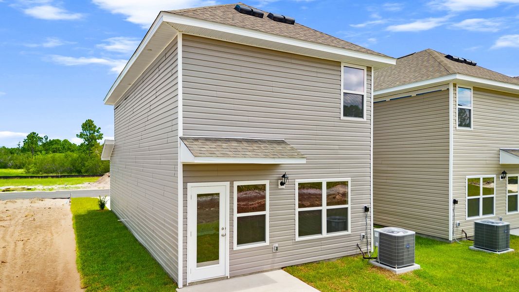 Exterior details and patio area of a home in Salt Pines, Port Saint Joe (Image 4).