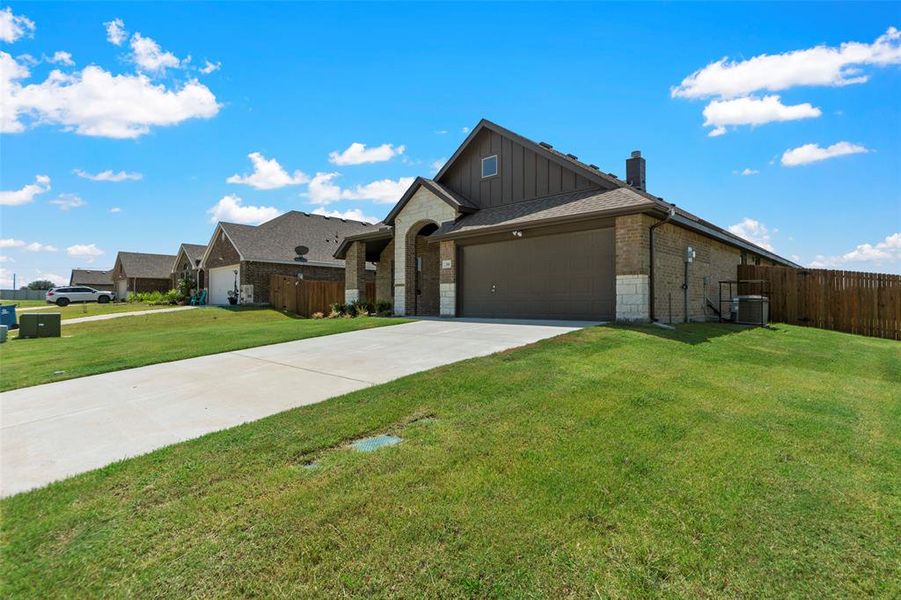 Front exterior of a new home in , Josephine, TX, highlighting curb appeal (Image 18).