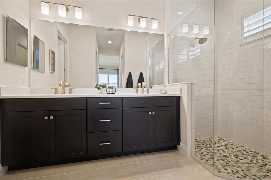 Furnished interior view inside a new home in , Parrish (Image 23).