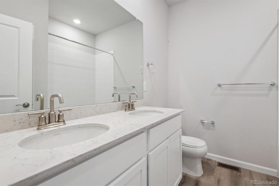 Furnished interior view inside a new home in Floret Collection at Parkdale Commons, Lafayette (Image 8).