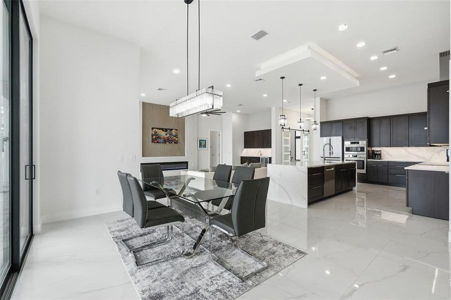 Furnished interior view inside a new home in , Cape Coral (Image 7).