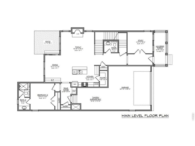 2D floor plan layout of this home in , Erie, CO (Image 3).