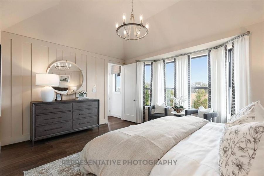Furnished interior view inside a new home in Treeline, Justin (Image 14).