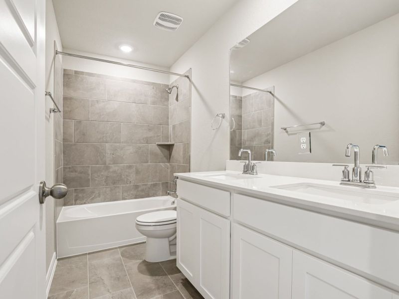 Furnished interior view inside a new home in Arcadia Ridge - Premier Series, San Antonio (Image 11).