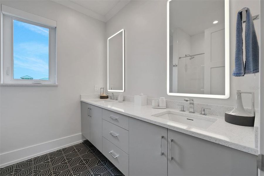 Furnished interior view inside a new home in , Flagler Beach (Image 63).