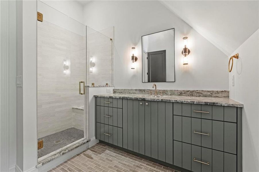 Furnished interior view inside a new home in , Atlanta (Image 15).