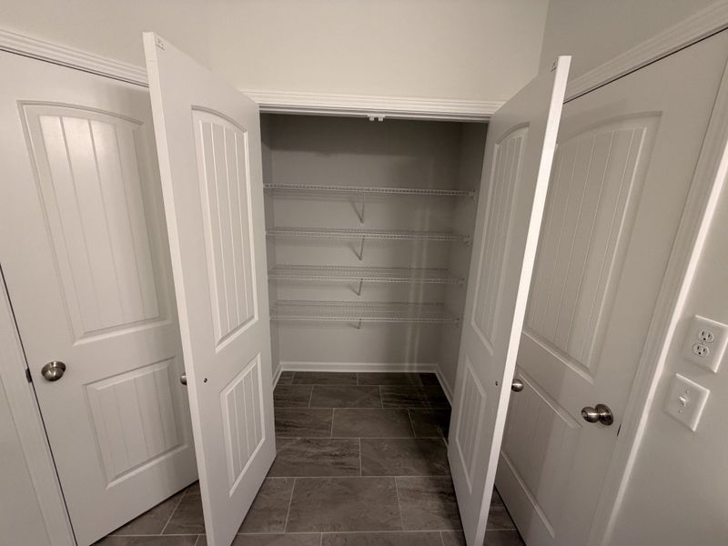 Stock Photo: Linen Closet in the Bathroom