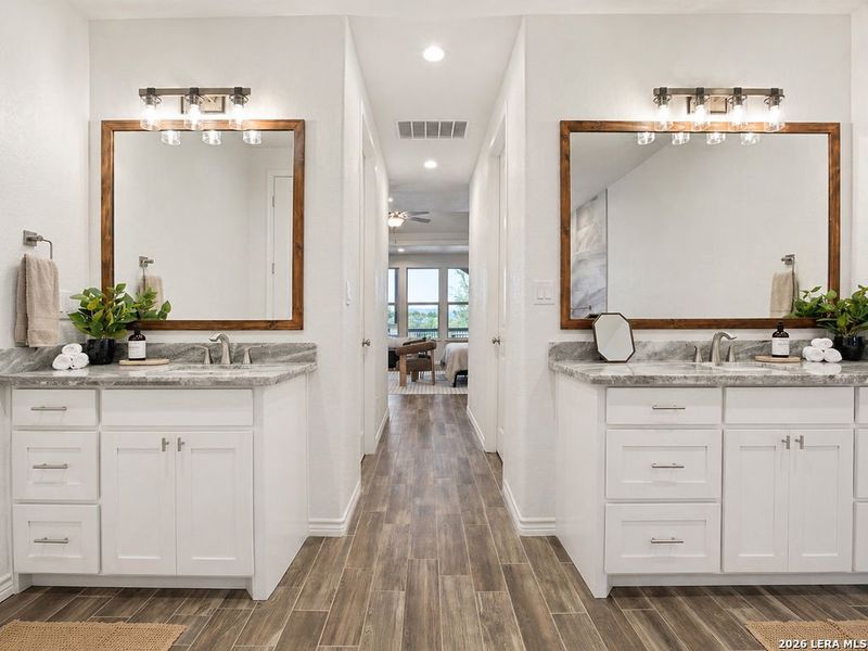 Furnished interior view inside a new home in , New Braunfels (Image 5).