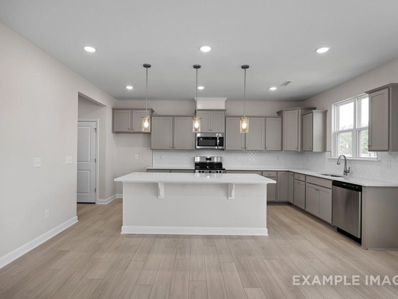 Representative furnished interior of a home built from the The Hickory II D by Davidson Homes LLC in Addison West, Holly Springs (Image 6).
