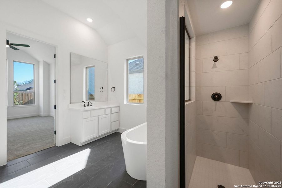 Furnished interior view inside a new home in Davis Ranch: 60ft. lots, San Antonio (Image 10).