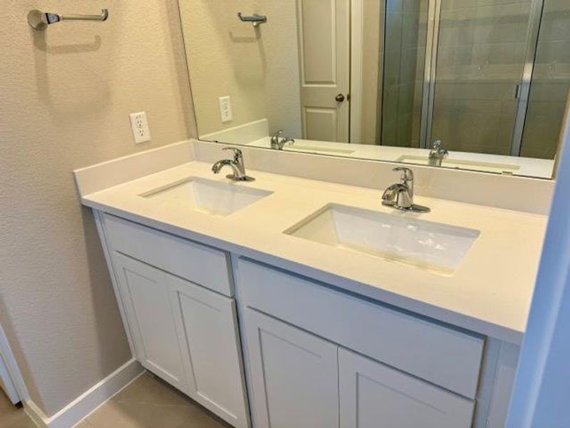 Dual vanities in Primary Bath Dual vanities in Primary Bath