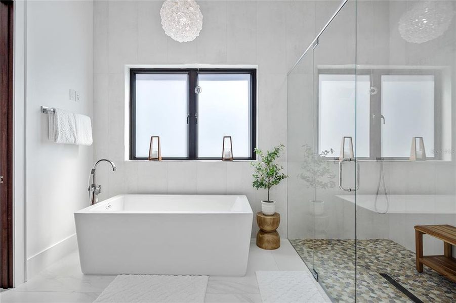 Furnished interior view inside a new home in , St. Petersburg (Image 45).