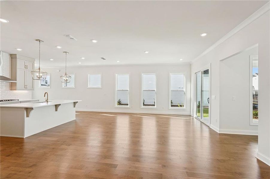Spacious, unfurnished interior of a new home in Promenade at Sawnee Village, Cumming (Image 34). Spacious, unfurnished interior of a new home in Promenade at Sawnee Village, Cumming (Image 34).