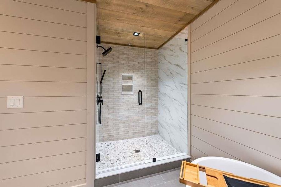 Exterior details and patio area of a home in , Blue Ridge (Image 29).