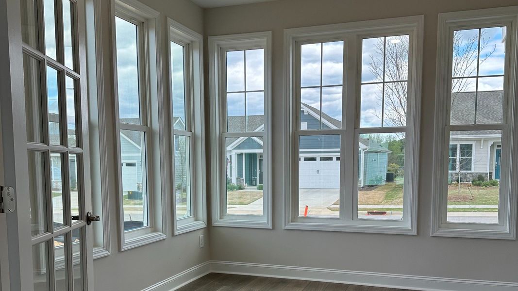 Spacious, unfurnished interior of a new home in The Cottages at 78 North, Sanford (Image 35). Spacious, unfurnished interior of a new home in The Cottages at 78 North, Sanford (Image 35).