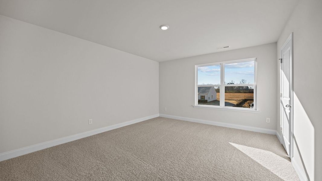 Spacious, unfurnished interior of a new home in Beaver Dam Crossing, Bailey (Image 28). Spacious, unfurnished interior of a new home in Beaver Dam Crossing, Bailey (Image 28).