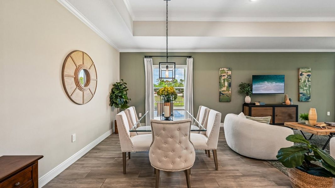 Furnished interior view inside a new home in Vero Lake Estates, Vero Beach (Image 7).
