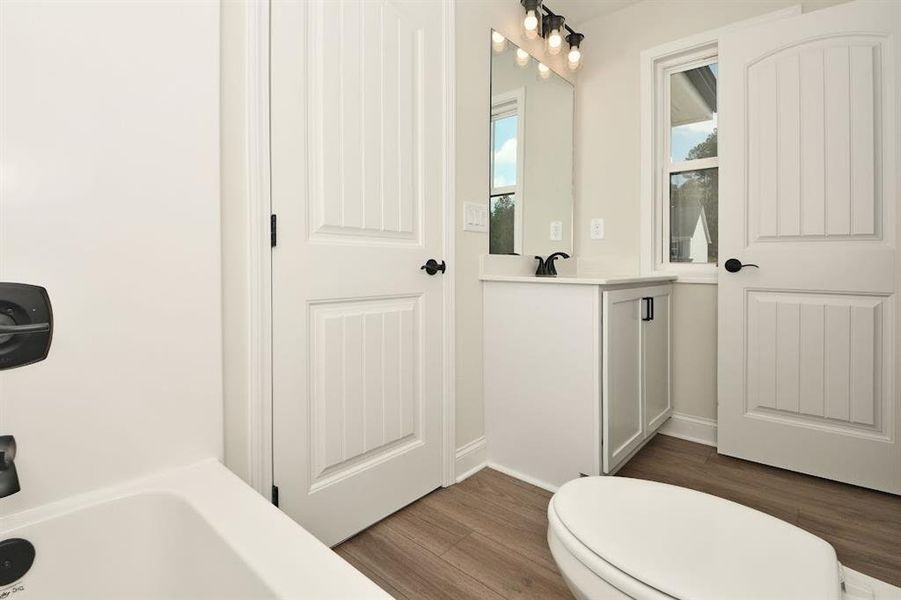 Furnished interior view inside a new home in , Dallas (Image 19).