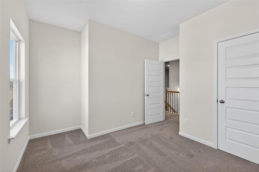 Spacious, unfurnished interior of a new home in Townes At The Stiles, Cartersville (Image 22).