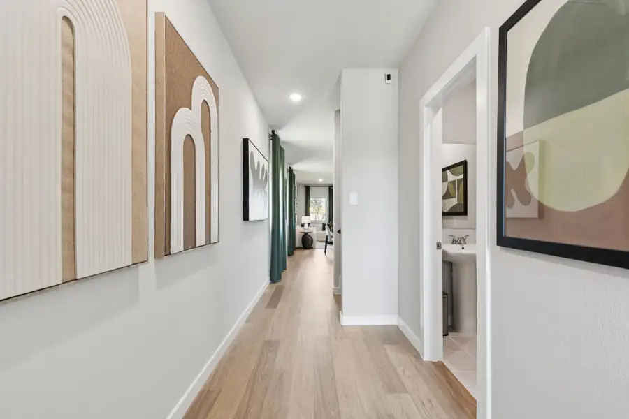 Entryway in the Magnolia home plan by Trophy Signature Homes – REPRESENTATIVE PHOTO