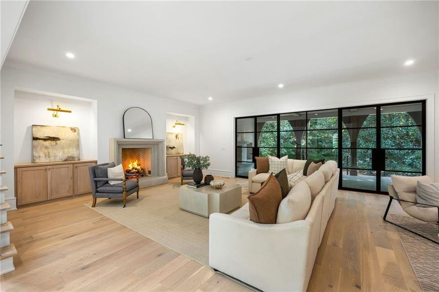 Furnished interior view inside a new home in , Atlanta (Image 8).