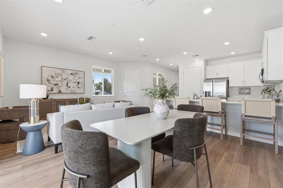 Furnished interior view inside a new home in River Oaks Townhomes, Riverview (Image 5).