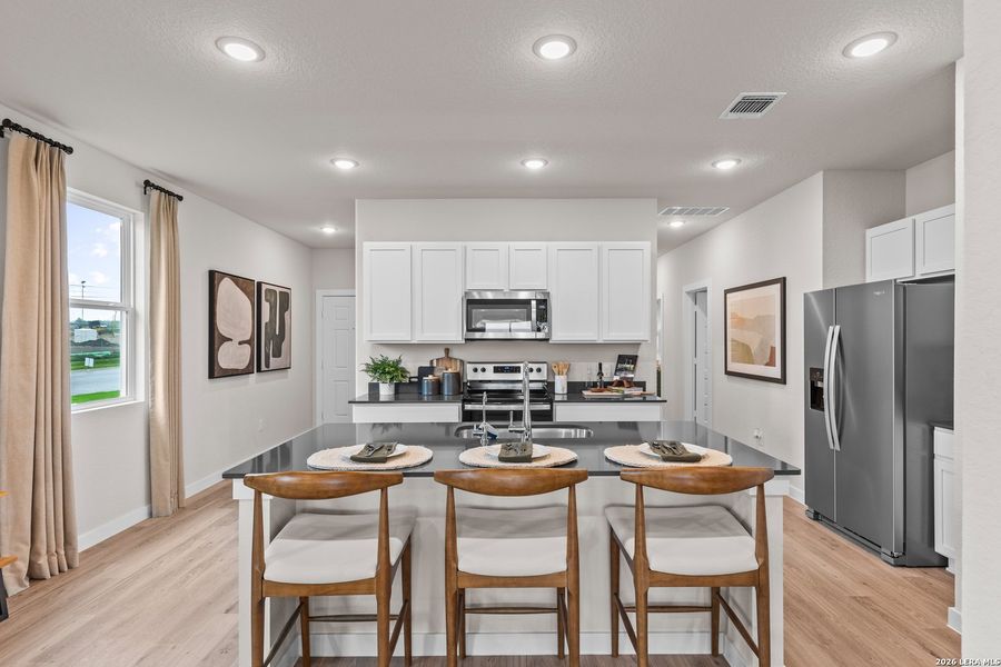 Furnished interior view inside a new home in Park Place, New Braunfels (Image 17).