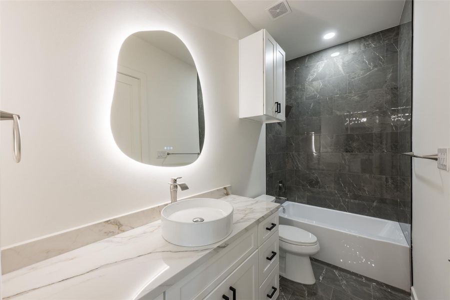 Furnished interior view inside a new home in , Houston (Image 29).
