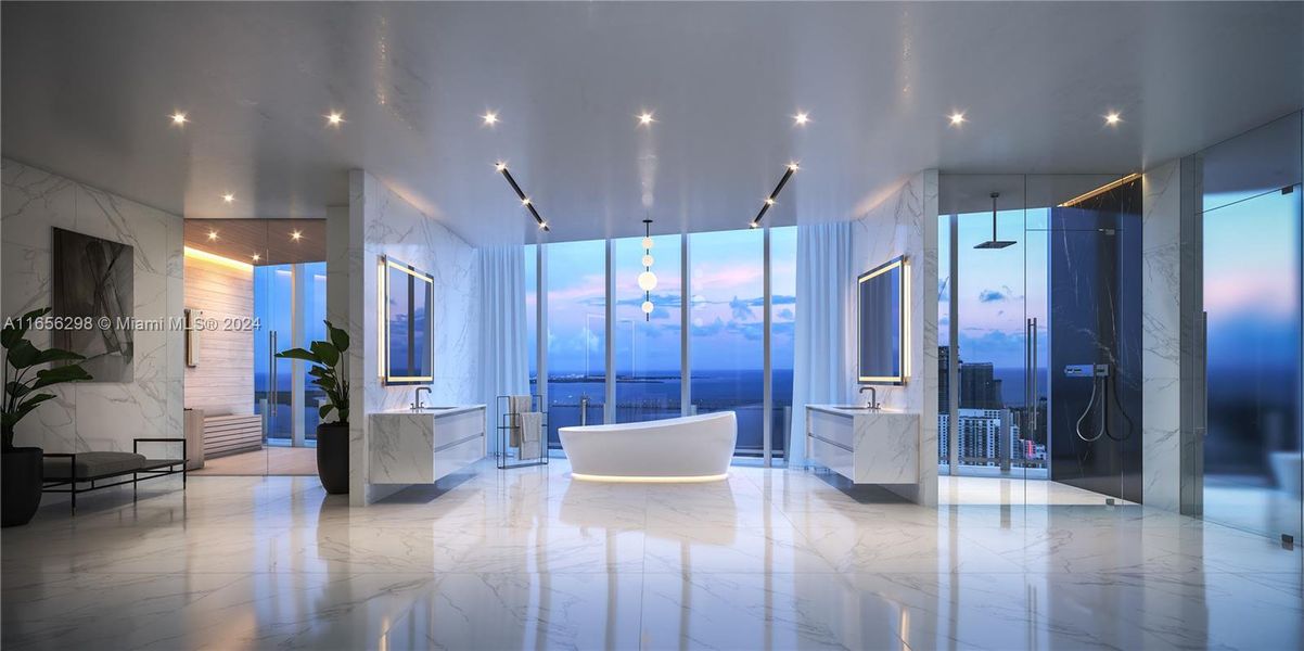 Master bathroom