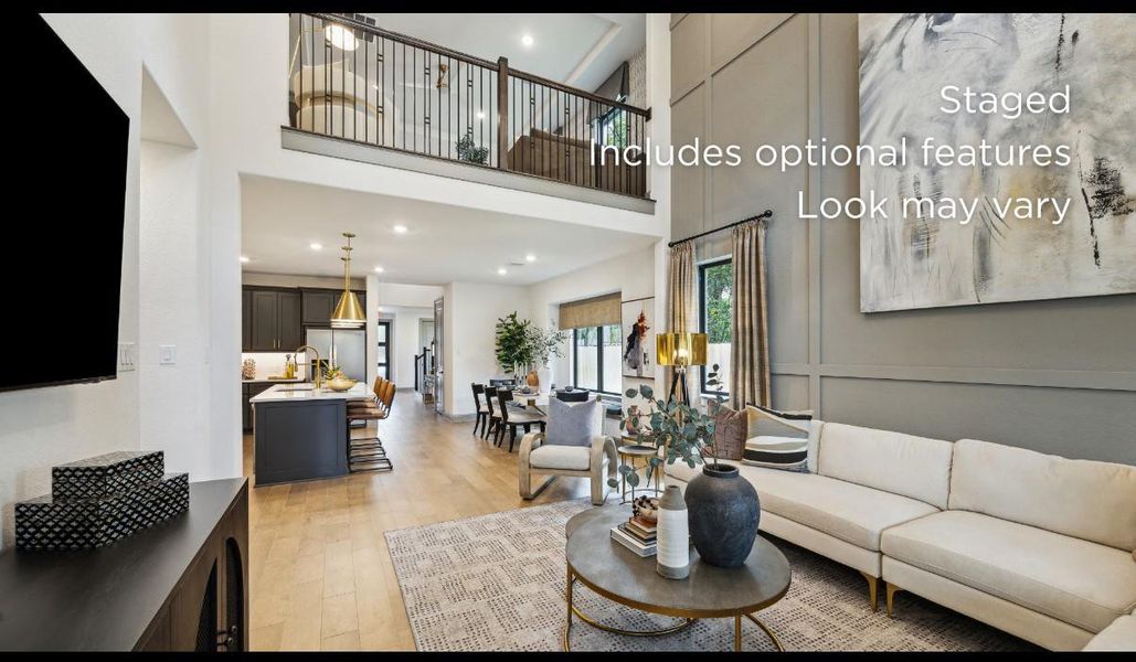 Furnished interior view inside a new home in WILDTREE 40', Montgomery (Image 8).