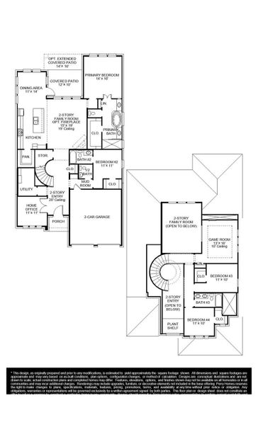 2D floor plan layout of this home in Valencia, Manvel, TX (Image 4).